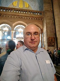 Bill (Guild Chair) in the Church of the Holy Sepulchre