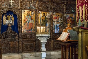 Iconostasis of the Greek Orthodox Church of the Annunciation in Nazareth