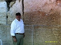 Bill Stathakis at the Western Wall.